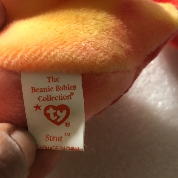 Ty Beanie Babies Strut The Rooster - Picture 12 of 14